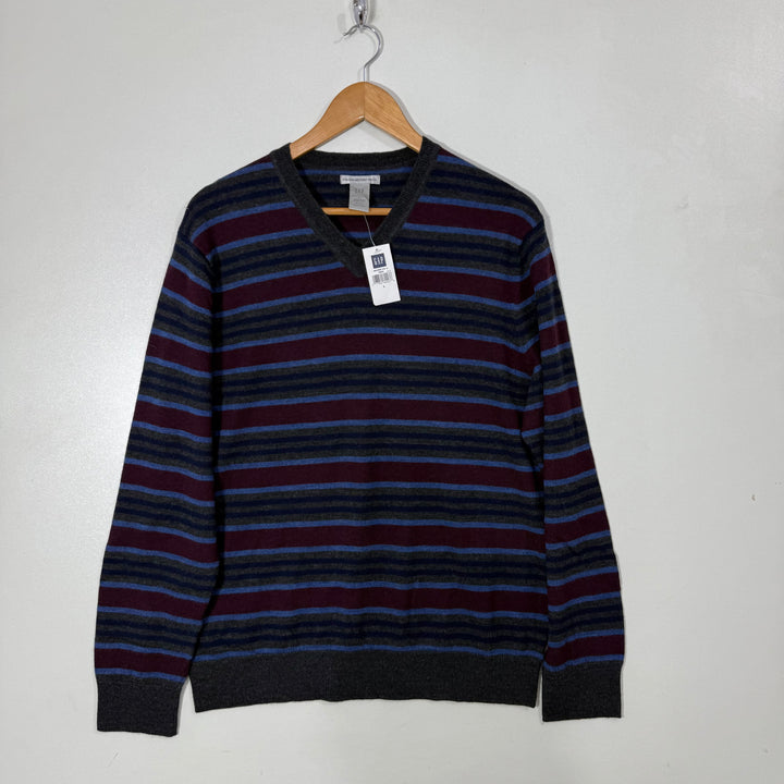 GAP V NECK ITALIAN MERINO WOOL SWEATER BRAND NEW
