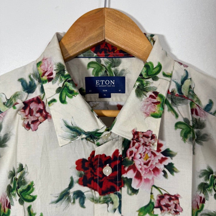 ETON  PRINTED CASUAL COTTON SHIRT