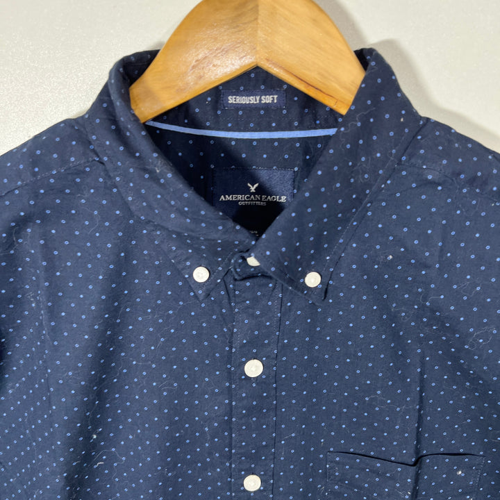 AMERICAN EAGLE BUTTON DOWN CASUAL COTTON SHIRT