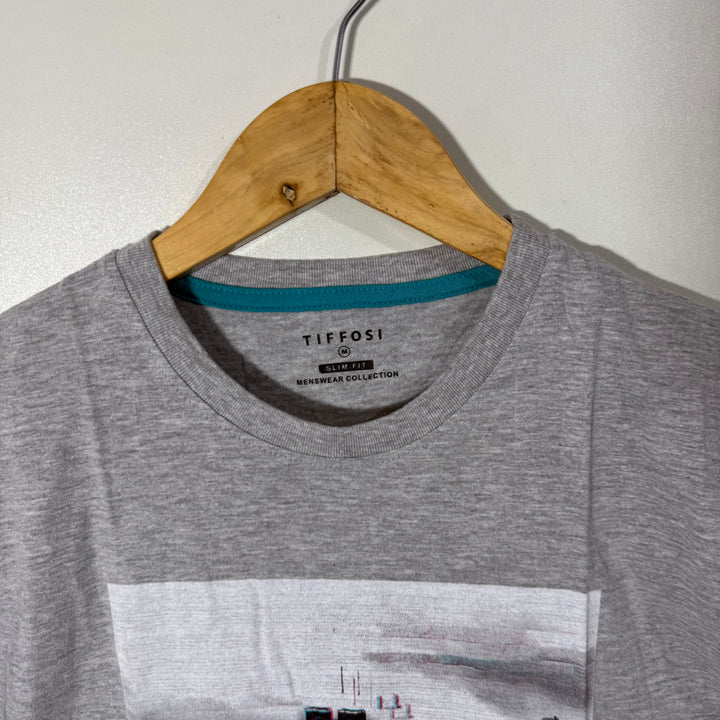 TIFFOSI COTTON TSHIRT GREY COLOUR