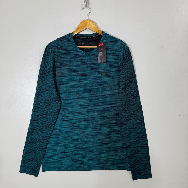 UNDER ARMOUR HEATGEAR LONG SLEEVES SPORT TSHIRT BRAND NEW GREEN COLOUR