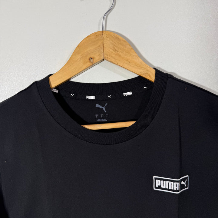 PUMA COTTON TSHIRT BLACK COLOUR