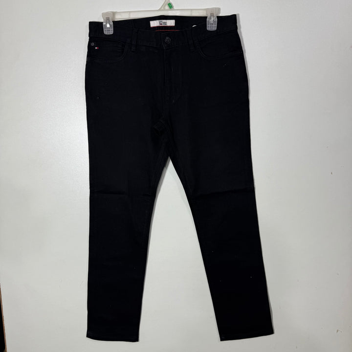 TOMMY HILFIGER SLIM FIT DENIM PANT WITH STRETCH BLACK COLOUR