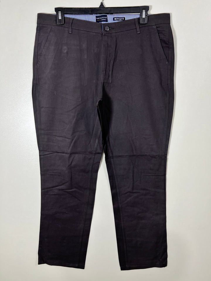 INDIE CONNECTION STRAIGHT FIT COTTON CHINO PANT WITHOUT STRETCH