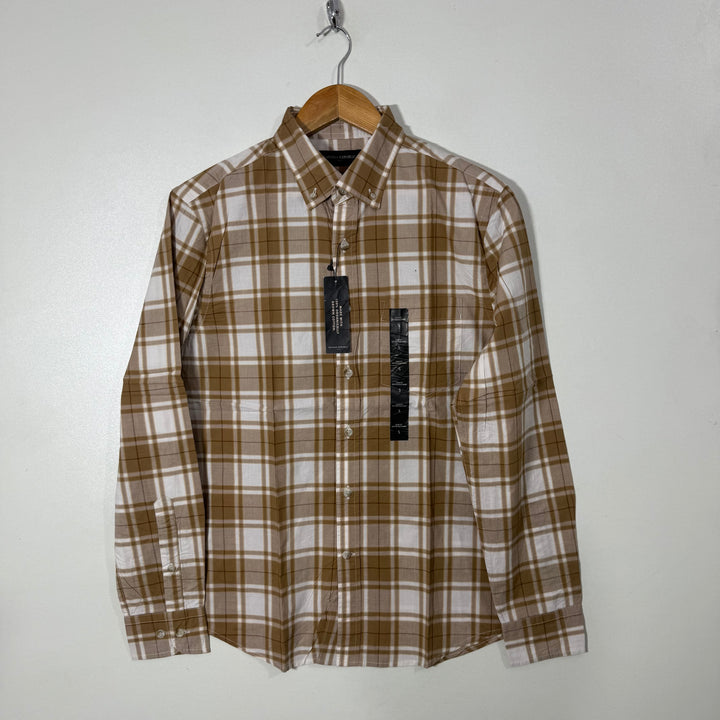 BANANA REPUBLIC UNTUCKED FIT BUTTON DOWN CASUAL COTTON SHIRT BRAND NEW