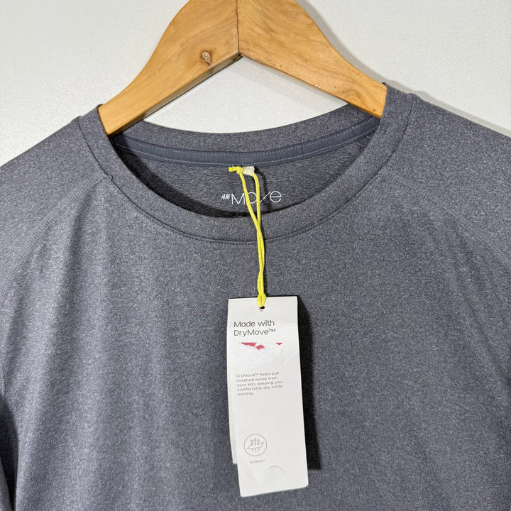H&M MOVE SPORT TSHIRT BRAND NEW GREY COLOUR