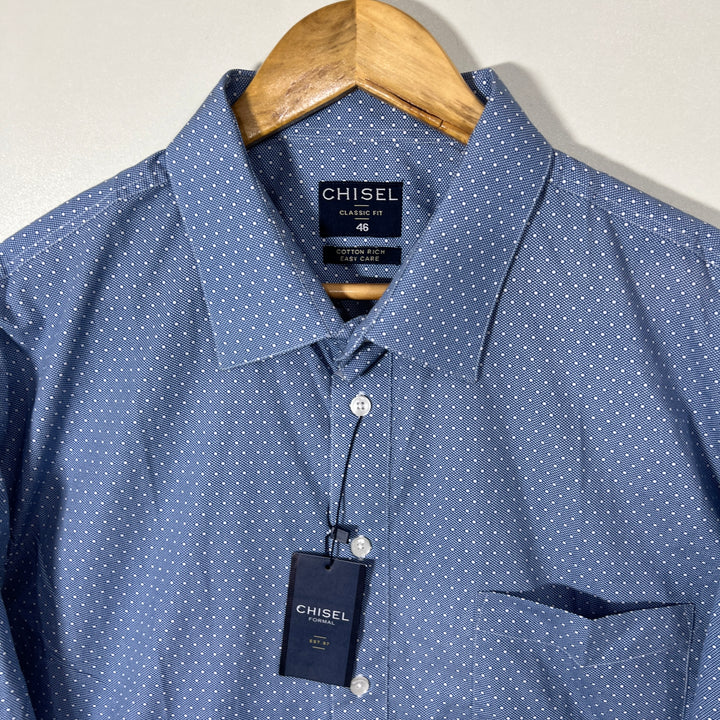 CHISEL SEMI FORMAL EASY CARE COTTON RICH SHIRT BRAND NEW