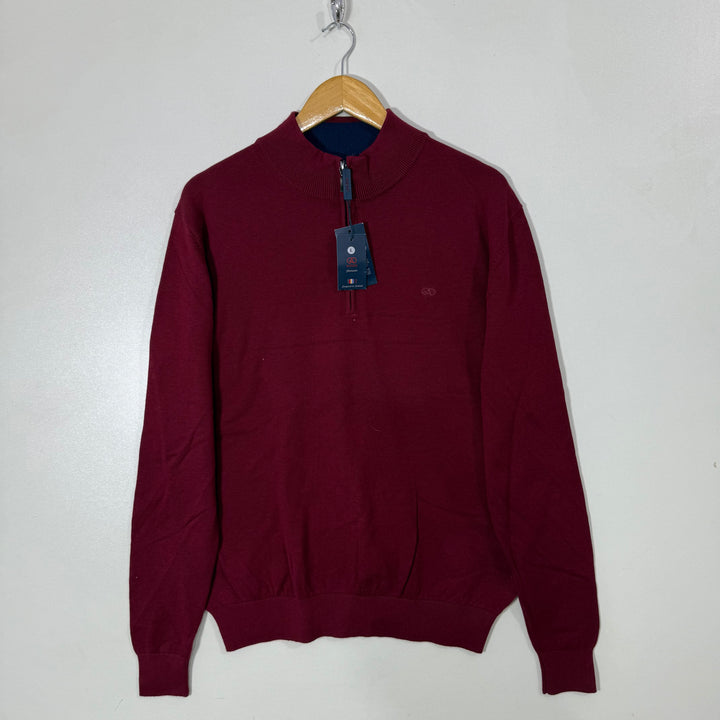 ANDRE GARMENT HALF ZIP SWEATER BRAND NEW