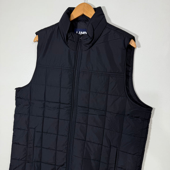 LANDS END QUILTED SLEEVES LESS JACKET BRAND NEW