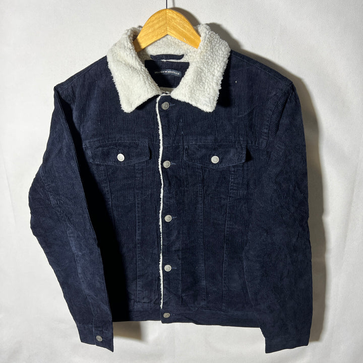 BRANDY MELVILLE CORDUROY JACKET INNER FLEECE