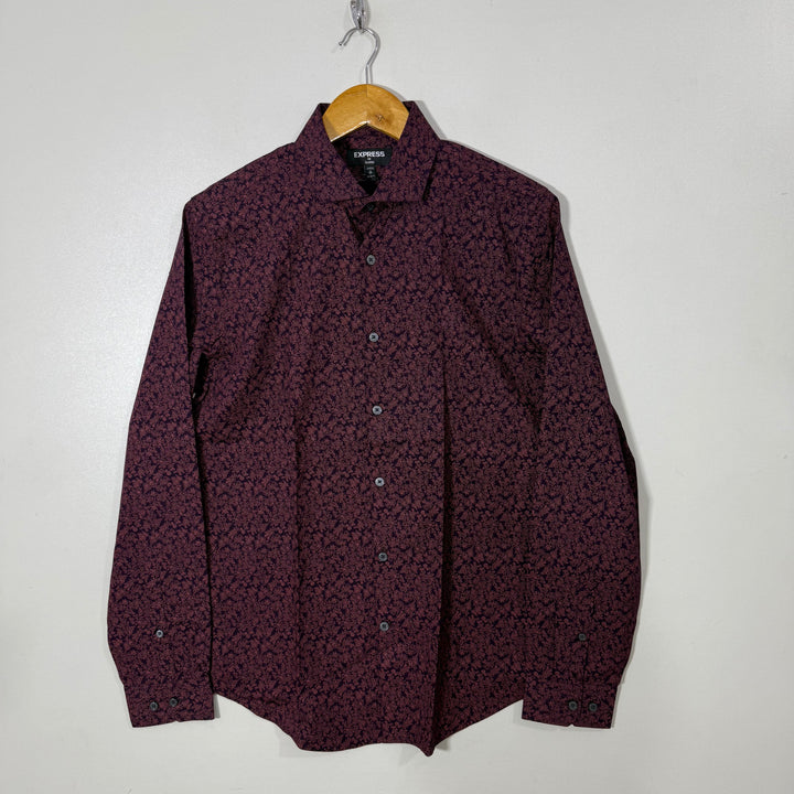EXPRESS CLASSIC FIT CASUAL COTTON SHIRT WITH STRETCH
