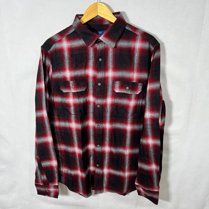 GEORGE BUTTON DOWN FLANNEL SHIRT