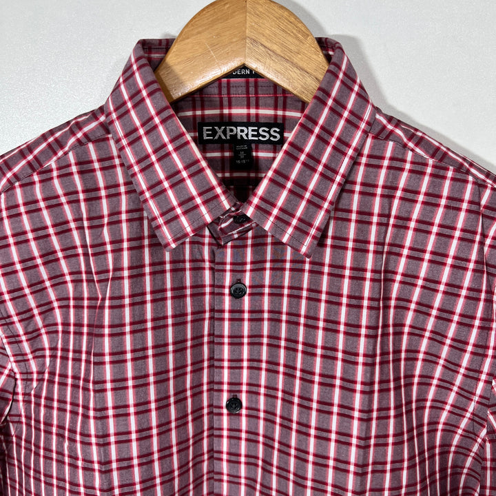 EXPRESS MODERN FIT CADUAL COTTON SHIRT