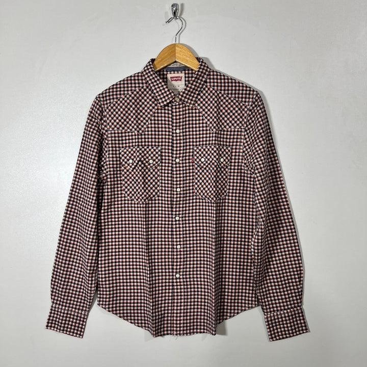 LEVIS DOUBLE POCKETS CHECKERED SHIRT