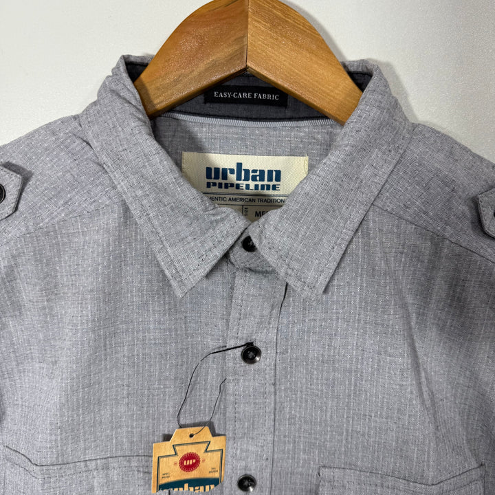 URBAN PIPELINE EASY CARE DOUBLE POCKETS CASUAL COTTON SHIRT BRAND NEW