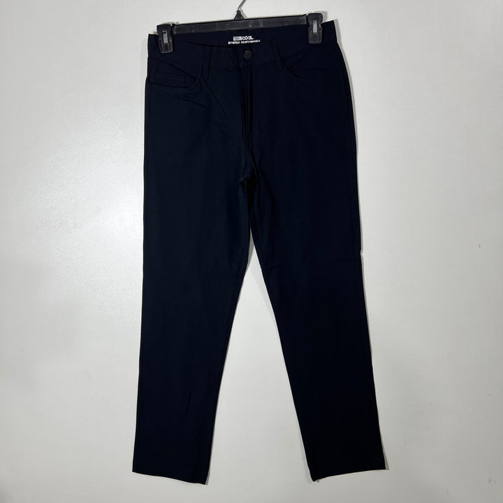 32 COOL STRAIGHT FIT PERFORMANCE PANT WITH STRETCH BLACK COLOUR