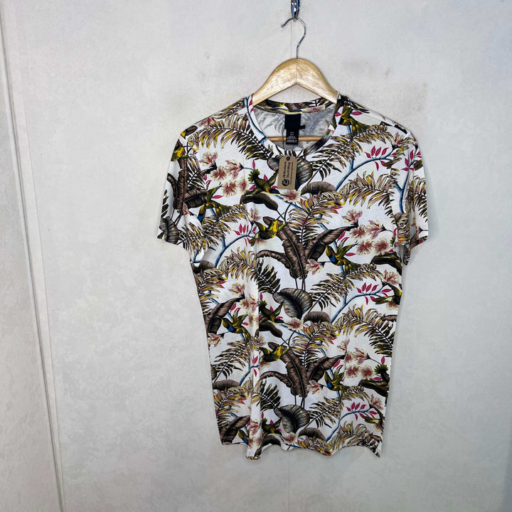 H&M PRINTED COTTON TSHIRT - JS BROTHERS 