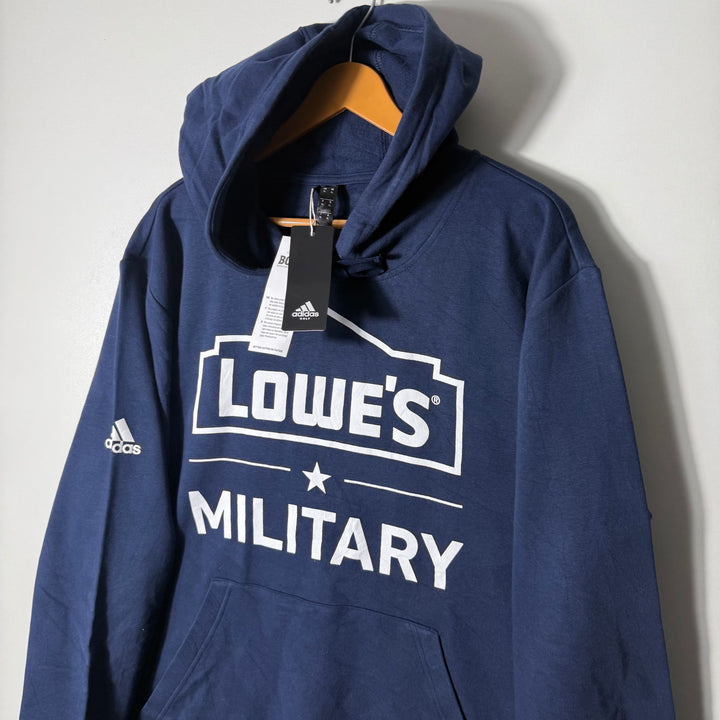 ADIDAS SWEAT HOODIE BRAND NEW INNER FLEECE BLUE COLOUR