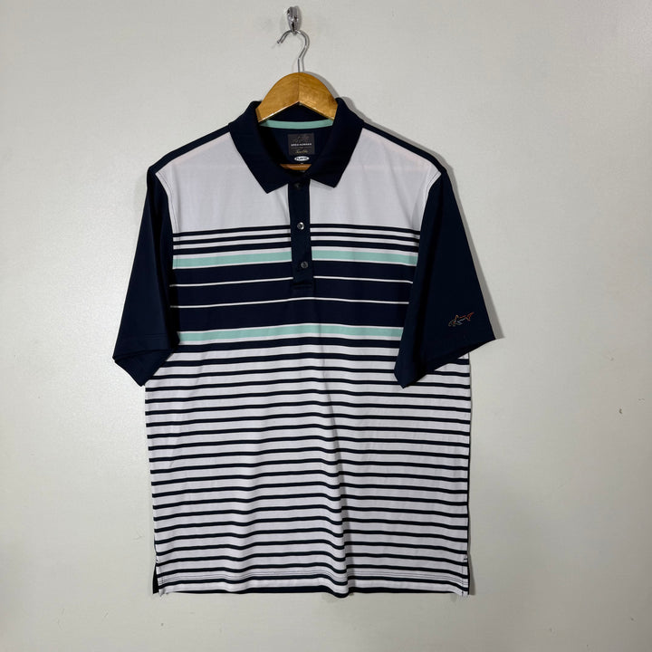 GREG NORMAN PLAY FRY SPORT POLO TSHIRT