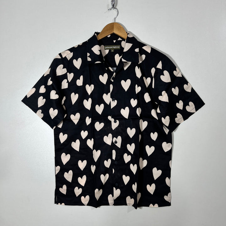 PRINCESS HIGHWAY SAFARI COLLAR HALF SLEEVES COTTON SHIRT