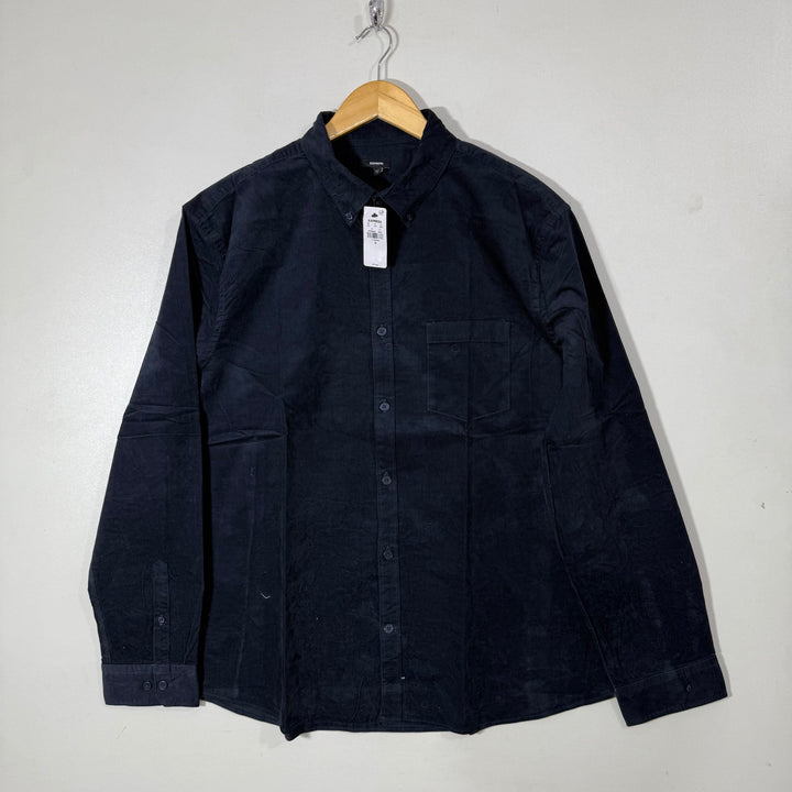 EXPRESS CORDUROY SHIRT BRAND NEW BLUE COLOUR