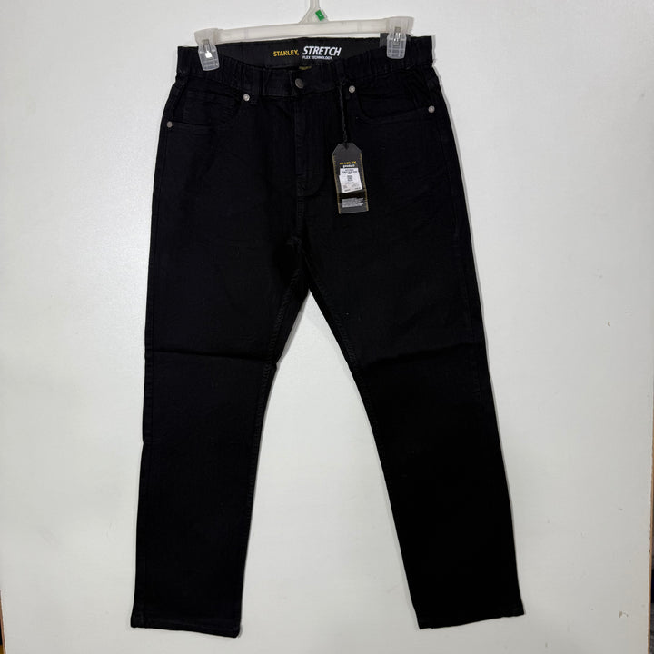 STANLEY FLEX TECHNOLOGY STRETCH STRAIGHT FIT DENIM PANT BRAND NEW WITH STRETCH BLACK COLOUR