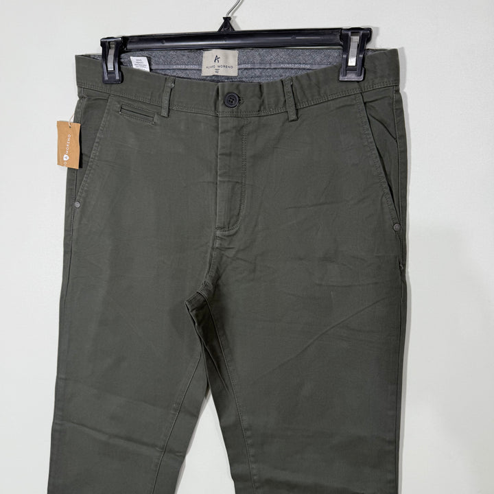 ALVARO MORENO SKINNY FIT COTTON CHINO PANT