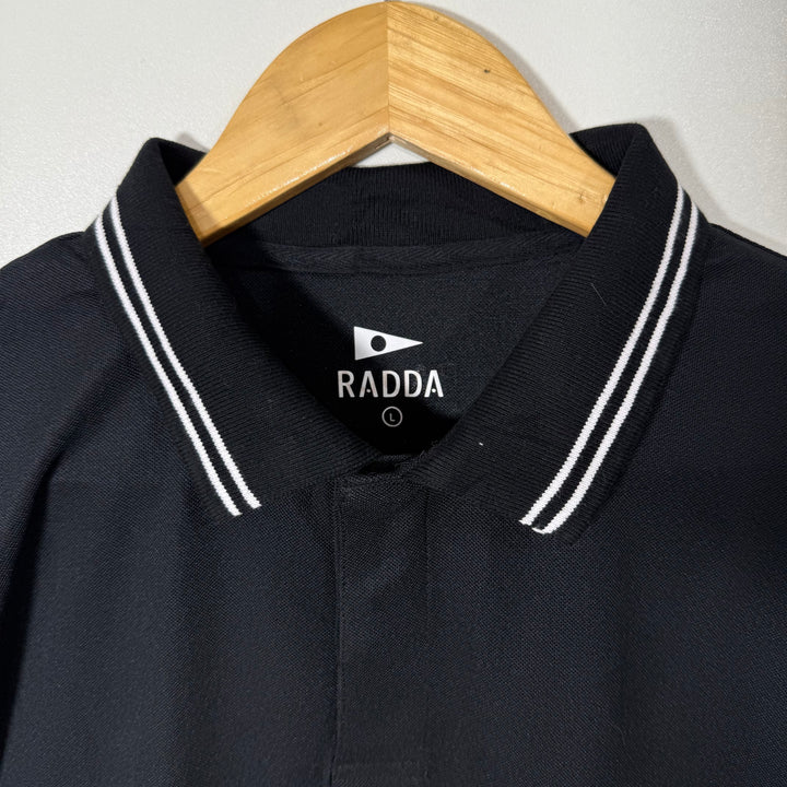 RADDA SPORT POLO TSHIRT BLACK COLOUR