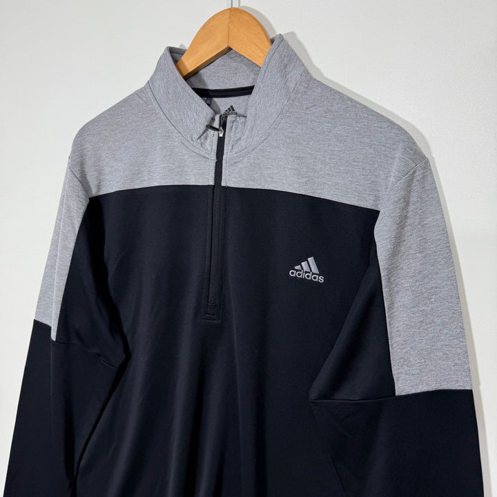 ADIDAS PRIMEGREEN HALF ZIP SPORT PULLOVER