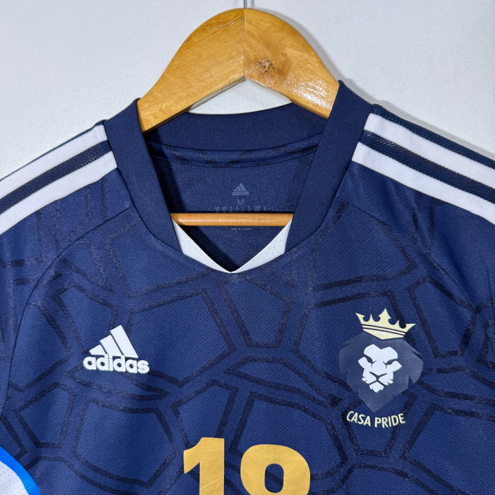 ADIDAS AEROREADY V NECK FOOTBALL TSHIRT