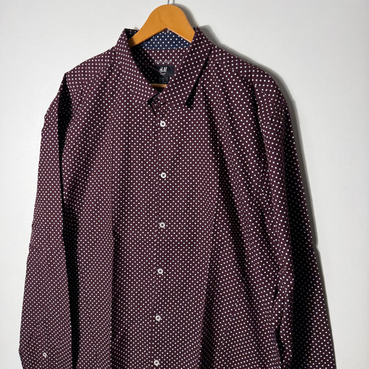 H&M SLIM FIT CASUAL  COTTON SHIRT