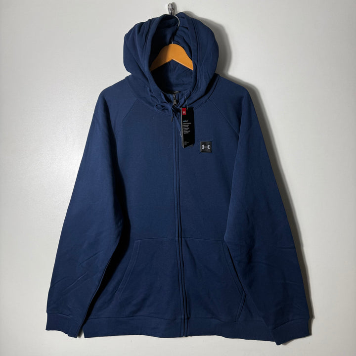 UNDER ARMOUR COLDGEAR SWEAT JACKET BRAND NEW INNER FLEECE BLUE COLOUR