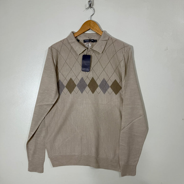 PREMIER MAN COTTON POLO SWEATER BRAND NEW