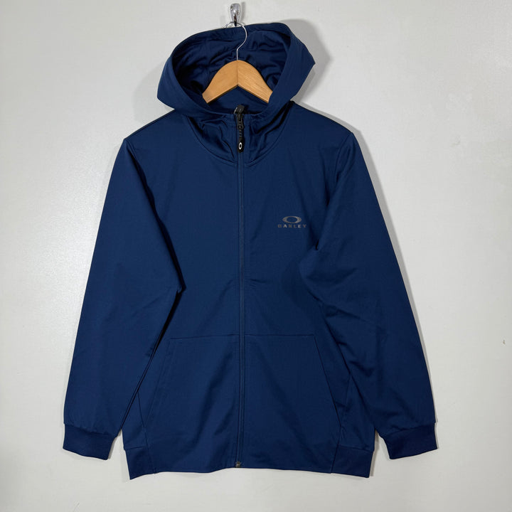 OAKLEY PERFORMANCE SPORT JACKET WITH HOOD BLUE COLOUR
