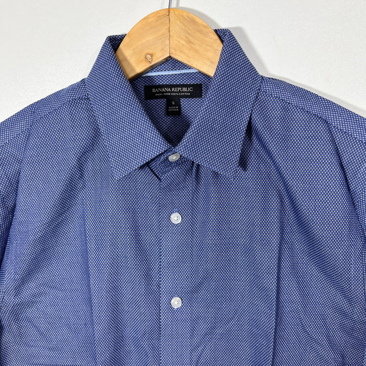 BANANA REPUBLIC SLIM FIT NON IRON SEMI FORMAL SHIRT
