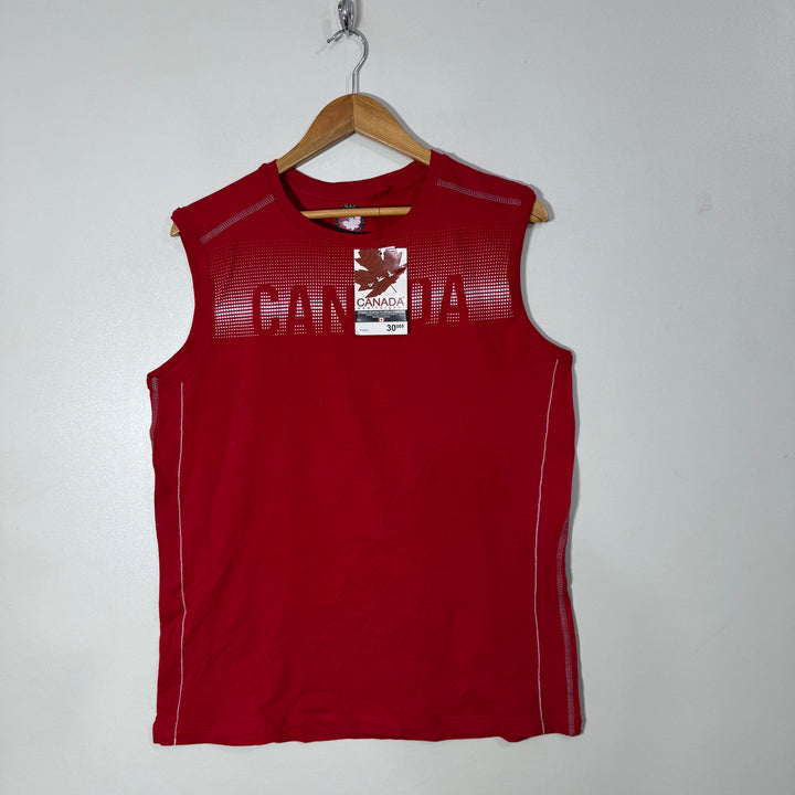 CANADA COTTON SLEEVES LESS BRAND NEW