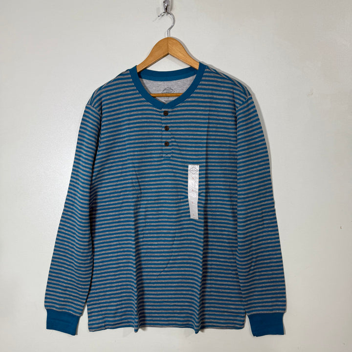 ST JHONS BAY HENLEY COLLAR LONG SLEEVES COTTON