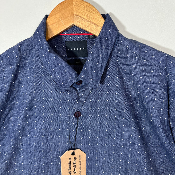 SISLEY SLIM FIT COTTON SHIRT