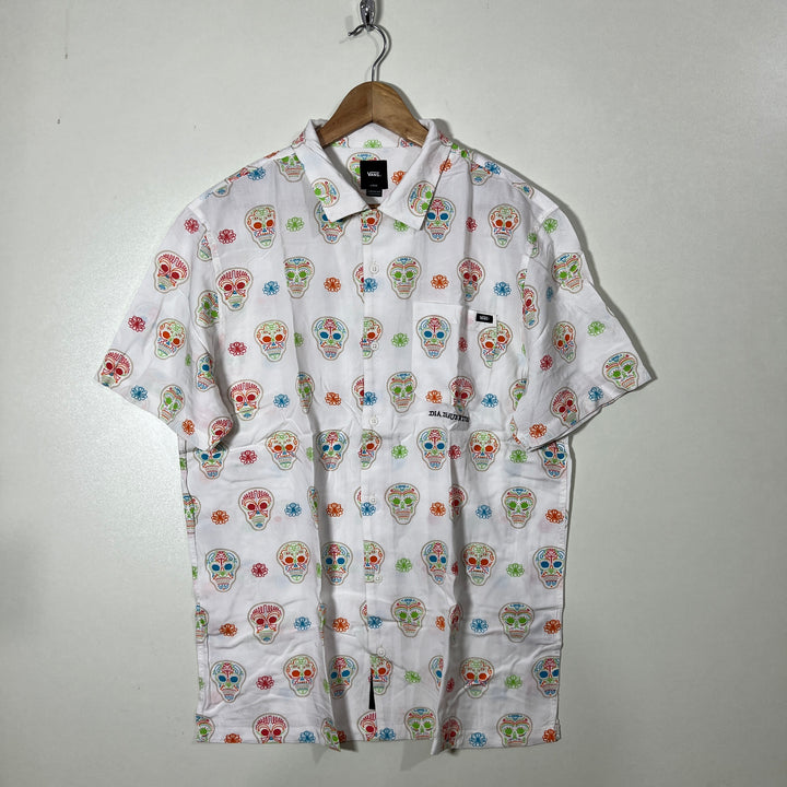 VANS SAFARI COLLAR HALF SLEEVES HAWAI SHIRT