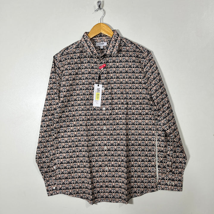 MURANO SLIM FIT PRINTED SHIRT BRAND NEW
