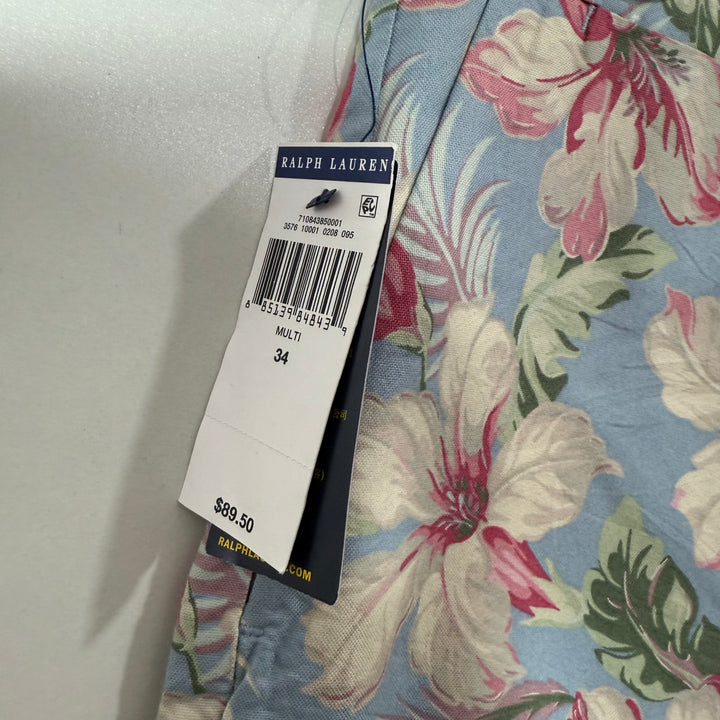 RALPH LAUREN POLO PRINTED COTTON SHORT BRAND NEW WITH STRETCH (28)