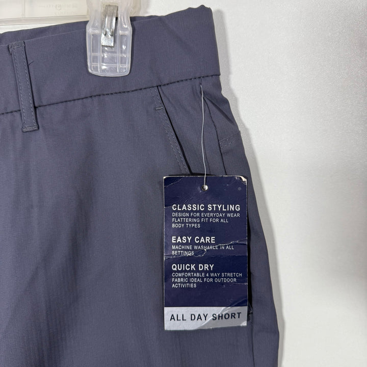 ALL DAY TECH SHORT BRAND NEW WITH 4 WAY STRETCH GREY COLOUR