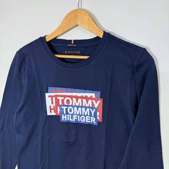 TOMMY HILFIGER LONG SLEEVES ORGANIC COTTON TSHIRT