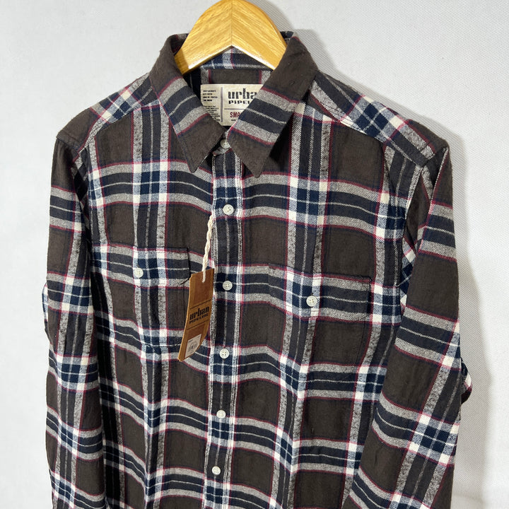 URBAN PIPELINE DOUBLE POCKETS FLANNEL SHIRT BRAND NEW