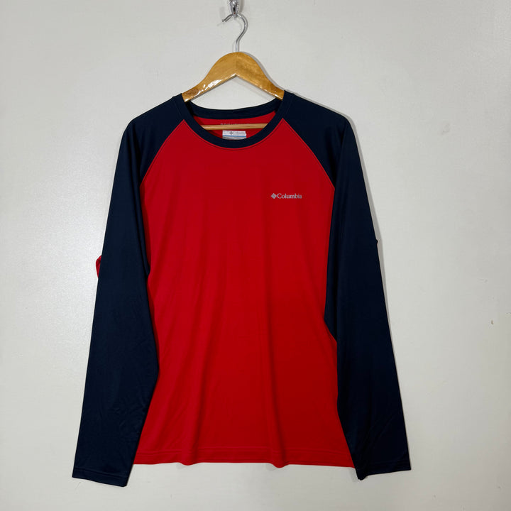 COLUMBIA OMNI SHADE LONG SLEEVES SPORT TSHIRT