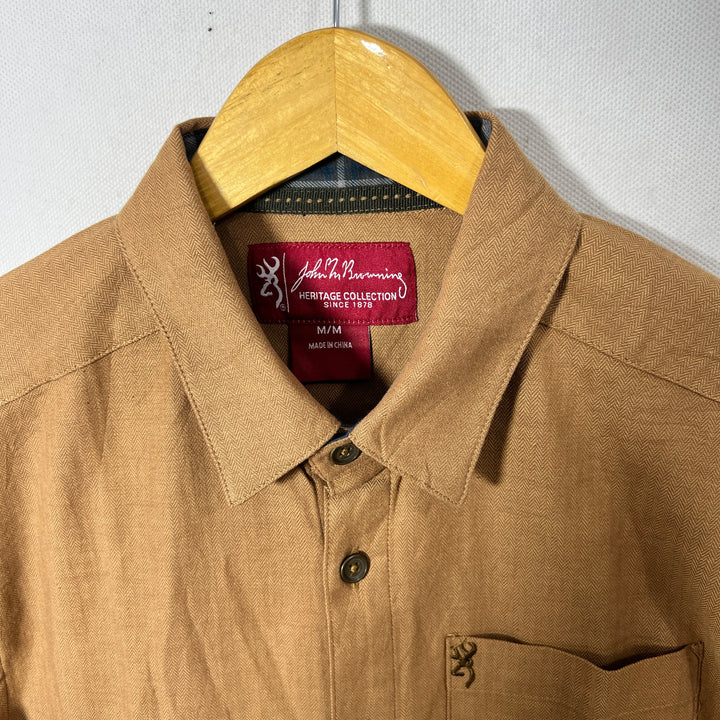 JHON BROWNING HERITAGE COLLECTION OXFORD COTTON SHIRT BRAND NEW