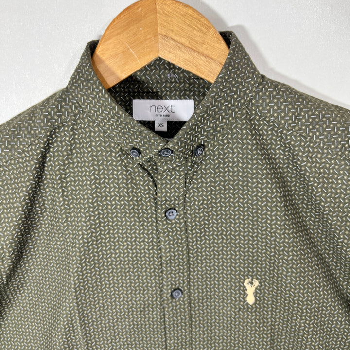 NEXT BUTTON DOWN CASUAL COTTON SHIRT