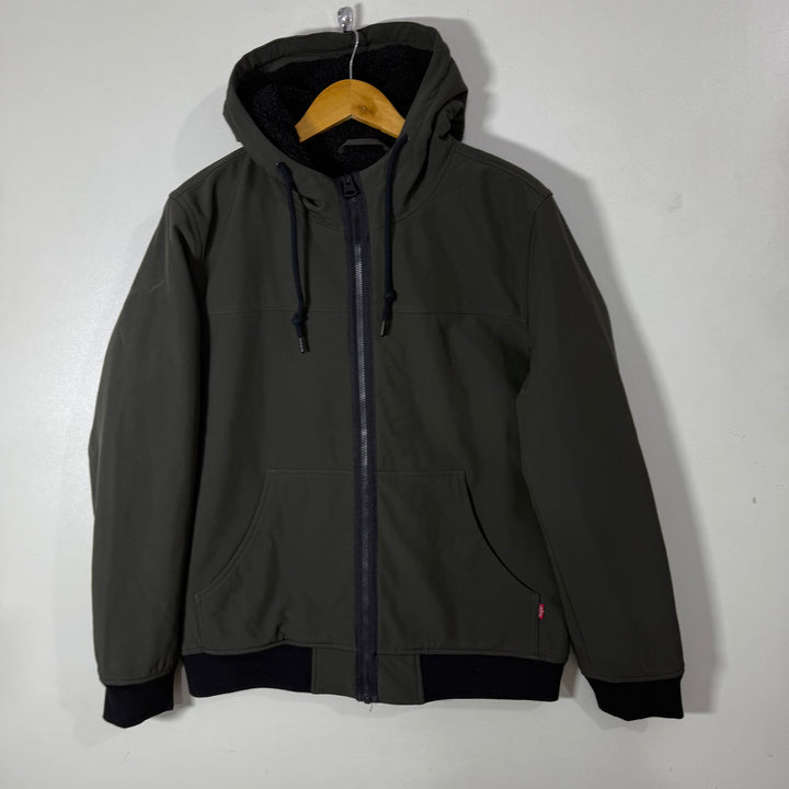 LEVIS SOFT SHELL WINDBREAKER JACKET INNER SHERPA