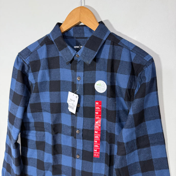 ANKO FLANNEL COTTON CHECKERED SHIRT BRAND NEW