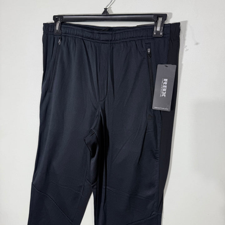 RBX ACTIVE TAPERED JOGGER TROUSER BRAND NEW BLACK COLOUR WITH SIDE ZIP POCKETS